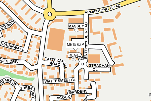 ME15 6ZP map - OS OpenMap – Local (Ordnance Survey) ME15 6ZP map - OS OpenMap – Local (Ordnance Survey)