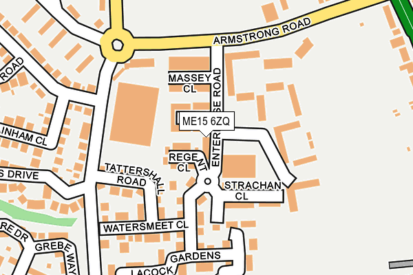 ME15 6ZQ map - OS OpenMap – Local (Ordnance Survey) ME15 6ZQ map - OS OpenMap – Local (Ordnance Survey)