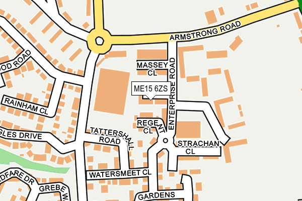 ME15 6ZS map - OS OpenMap – Local (Ordnance Survey) ME15 6ZS map - OS OpenMap – Local (Ordnance Survey)