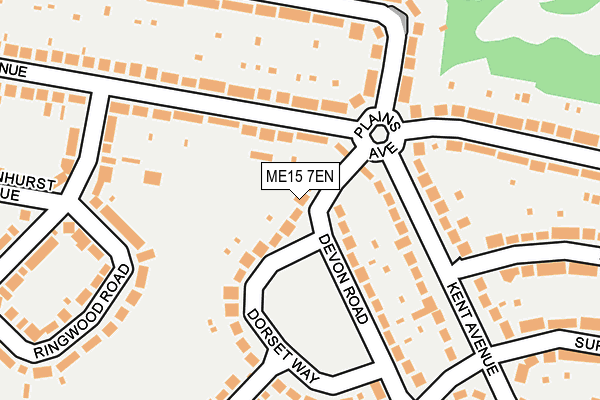 ME15 7EN map - OS OpenMap – Local (Ordnance Survey) ME15 7EN map - OS OpenMap – Local (Ordnance Survey)
