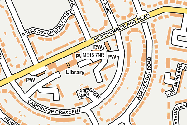 ME15 7NR map - OS OpenMap – Local (Ordnance Survey) ME15 7NR map - OS OpenMap – Local (Ordnance Survey)
