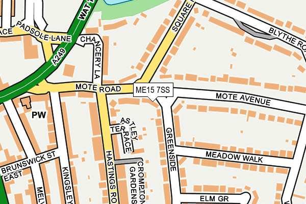 ME15 7SS map - OS OpenMap – Local (Ordnance Survey) ME15 7SS map - OS OpenMap – Local (Ordnance Survey)