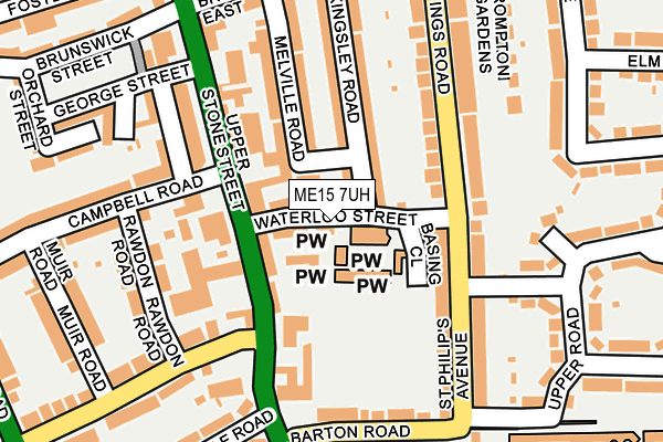 ME15 7UH map - OS OpenMap – Local (Ordnance Survey) ME15 7UH map - OS OpenMap – Local (Ordnance Survey)