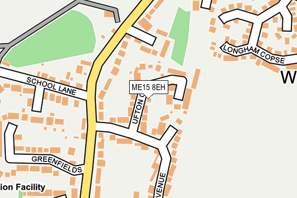 ME15 8EH map - OS OpenMap – Local (Ordnance Survey) ME15 8EH map - OS OpenMap – Local (Ordnance Survey)