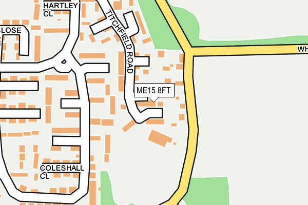 ME15 8FT map - OS OpenMap – Local (Ordnance Survey) ME15 8FT map - OS OpenMap – Local (Ordnance Survey)
