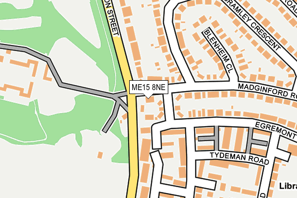 ME15 8NE map - OS OpenMap – Local (Ordnance Survey) ME15 8NE map - OS OpenMap – Local (Ordnance Survey)