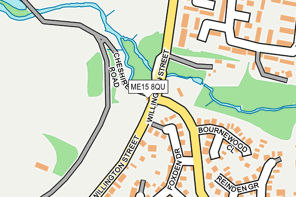 ME15 8QU map - OS OpenMap – Local (Ordnance Survey) ME15 8QU map - OS OpenMap – Local (Ordnance Survey)