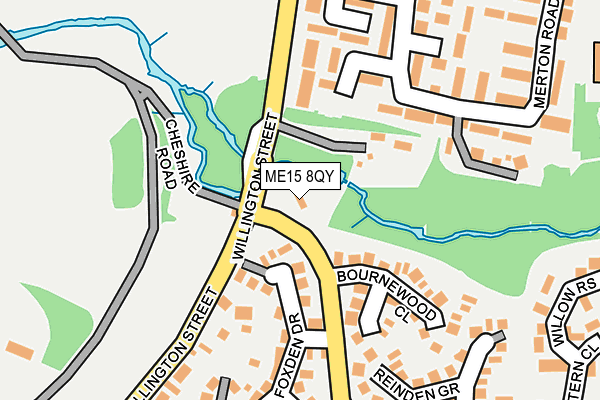 ME15 8QY map - OS OpenMap – Local (Ordnance Survey) ME15 8QY map - OS OpenMap – Local (Ordnance Survey)