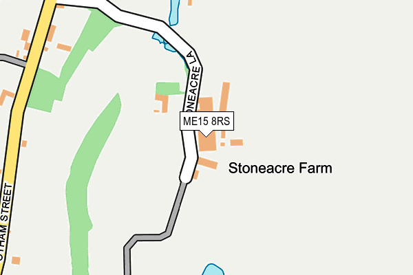 ME15 8RS map - OS OpenMap – Local (Ordnance Survey) ME15 8RS map - OS OpenMap – Local (Ordnance Survey)