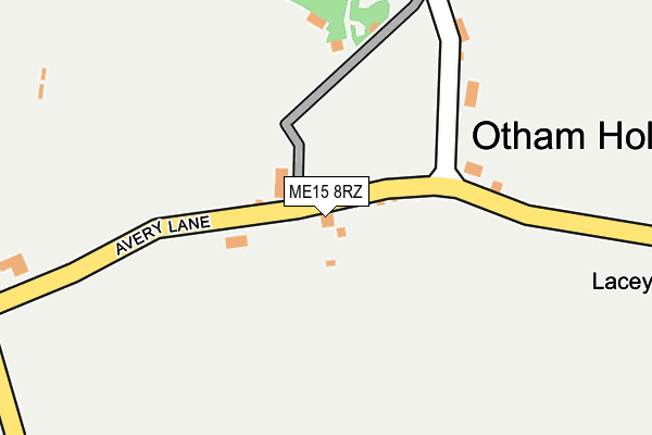 ME15 8RZ map - OS OpenMap – Local (Ordnance Survey) ME15 8RZ map - OS OpenMap – Local (Ordnance Survey)