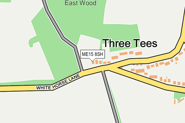 ME15 8SH map - OS OpenMap – Local (Ordnance Survey) ME15 8SH map - OS OpenMap – Local (Ordnance Survey)