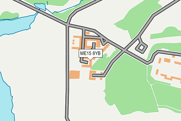 ME15 8YB map - OS OpenMap – Local (Ordnance Survey) ME15 8YB map - OS OpenMap – Local (Ordnance Survey)