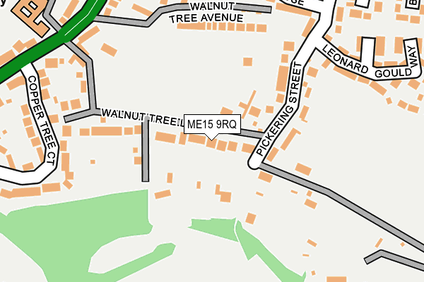 ME15 9RQ map - OS OpenMap – Local (Ordnance Survey) ME15 9RQ map - OS OpenMap – Local (Ordnance Survey)