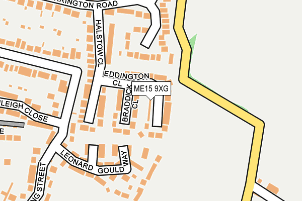 ME15 9XG map - OS OpenMap – Local (Ordnance Survey) ME15 9XG map - OS OpenMap – Local (Ordnance Survey)