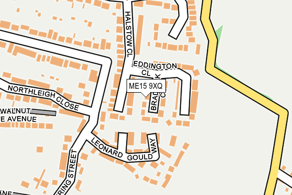 ME15 9XQ map - OS OpenMap – Local (Ordnance Survey)