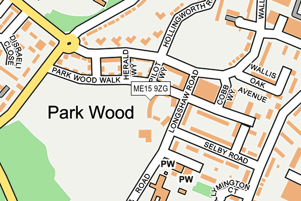 ME15 9ZG map - OS OpenMap – Local (Ordnance Survey) ME15 9ZG map - OS OpenMap – Local (Ordnance Survey)