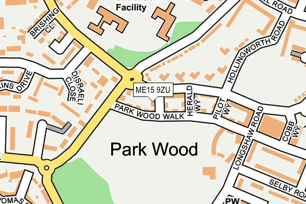 ME15 9ZU map - OS OpenMap – Local (Ordnance Survey) ME15 9ZU map - OS OpenMap – Local (Ordnance Survey)