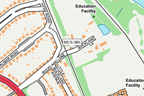 ME16 0BH map - OS OpenMap – Local (Ordnance Survey) ME16 0BH map - OS OpenMap – Local (Ordnance Survey)