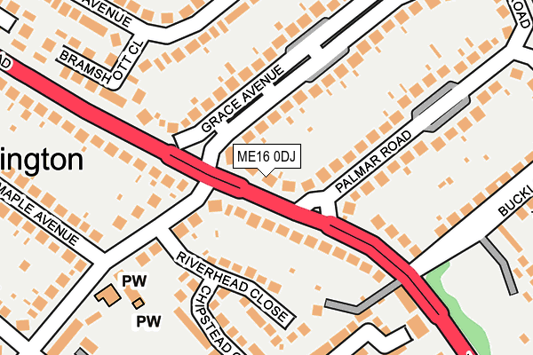 ME16 0DJ map - OS OpenMap – Local (Ordnance Survey) ME16 0DJ map - OS OpenMap – Local (Ordnance Survey)