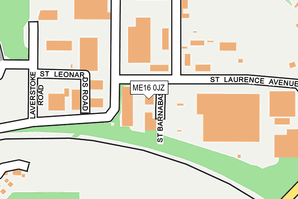 ME16 0JZ map - OS OpenMap – Local (Ordnance Survey) ME16 0JZ map - OS OpenMap – Local (Ordnance Survey)