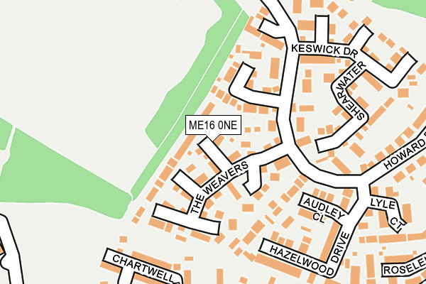 ME16 0NE map - OS OpenMap – Local (Ordnance Survey) ME16 0NE map - OS OpenMap – Local (Ordnance Survey)
