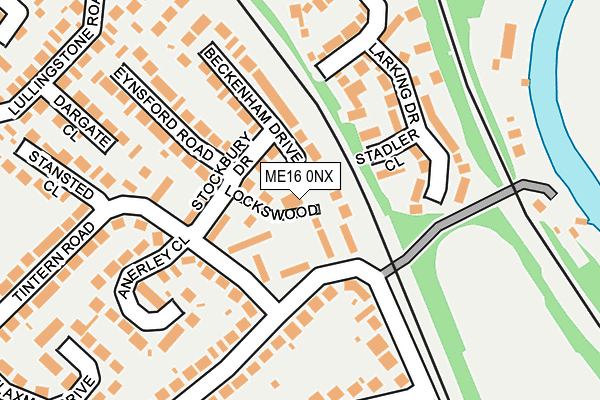 ME16 0NX map - OS OpenMap – Local (Ordnance Survey) ME16 0NX map - OS OpenMap – Local (Ordnance Survey)
