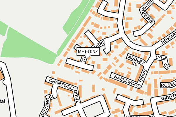 ME16 0NZ map - OS OpenMap – Local (Ordnance Survey) ME16 0NZ map - OS OpenMap – Local (Ordnance Survey)