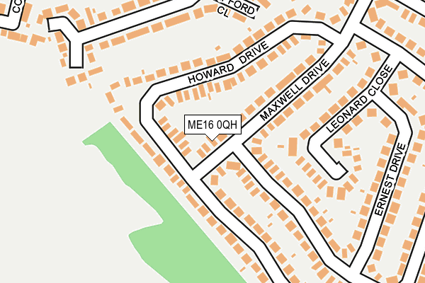 ME16 0QH map - OS OpenMap – Local (Ordnance Survey) ME16 0QH map - OS OpenMap – Local (Ordnance Survey)