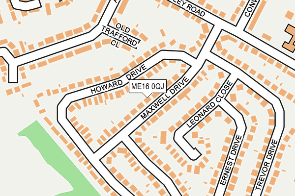 ME16 0QJ map - OS OpenMap – Local (Ordnance Survey) ME16 0QJ map - OS OpenMap – Local (Ordnance Survey)