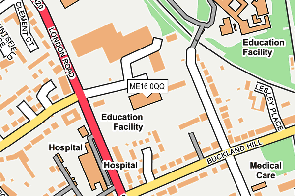 ME16 0QQ map - OS OpenMap – Local (Ordnance Survey) ME16 0QQ map - OS OpenMap – Local (Ordnance Survey)
