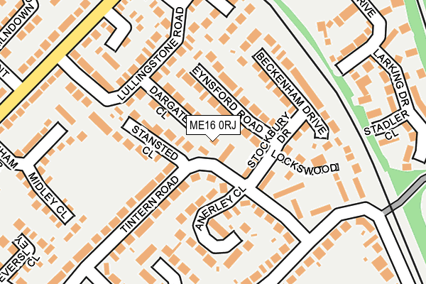 ME16 0RJ map - OS OpenMap – Local (Ordnance Survey) ME16 0RJ map - OS OpenMap – Local (Ordnance Survey)