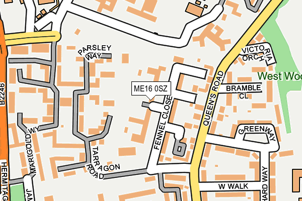 ME16 0SZ map - OS OpenMap – Local (Ordnance Survey) ME16 0SZ map - OS OpenMap – Local (Ordnance Survey)