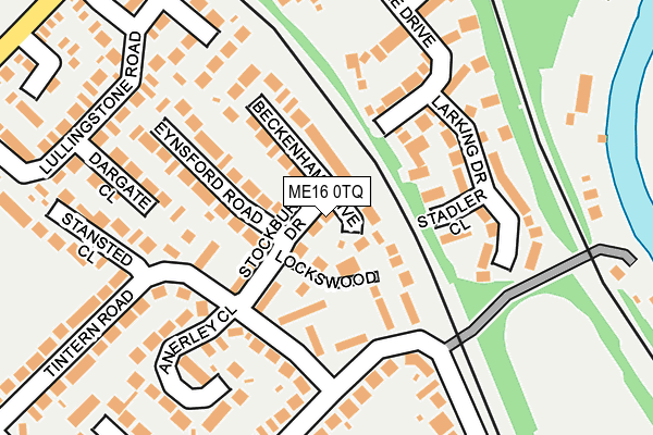 ME16 0TQ map - OS OpenMap – Local (Ordnance Survey) ME16 0TQ map - OS OpenMap – Local (Ordnance Survey)