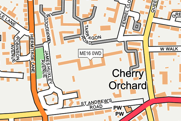 ME16 0WD map - OS OpenMap – Local (Ordnance Survey) ME16 0WD map - OS OpenMap – Local (Ordnance Survey)