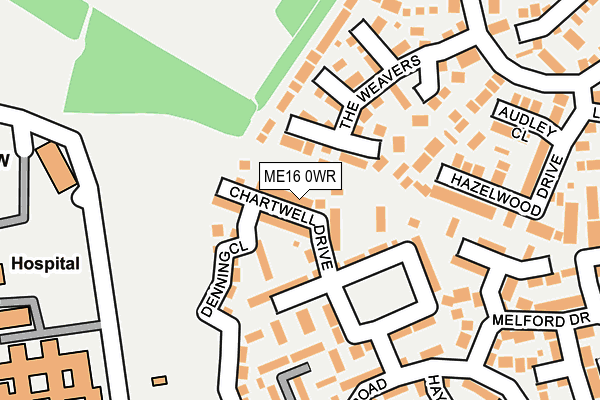 ME16 0WR map - OS OpenMap – Local (Ordnance Survey) ME16 0WR map - OS OpenMap – Local (Ordnance Survey)