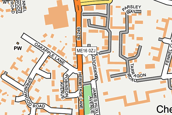 ME16 0ZJ map - OS OpenMap – Local (Ordnance Survey) ME16 0ZJ map - OS OpenMap – Local (Ordnance Survey)