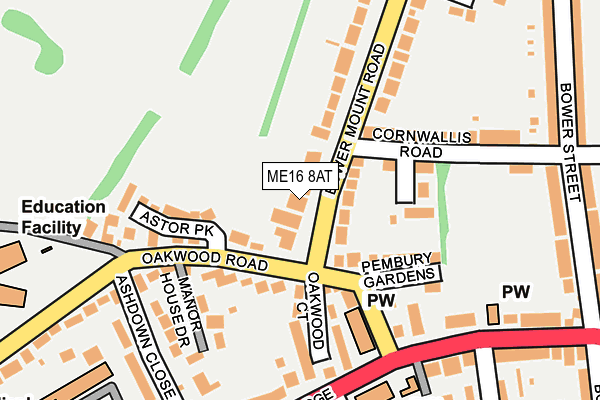 ME16 8AT map - OS OpenMap – Local (Ordnance Survey) ME16 8AT map - OS OpenMap – Local (Ordnance Survey)