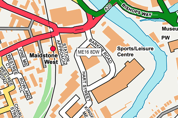 ME16 8DW map - OS OpenMap – Local (Ordnance Survey) ME16 8DW map - OS OpenMap – Local (Ordnance Survey)