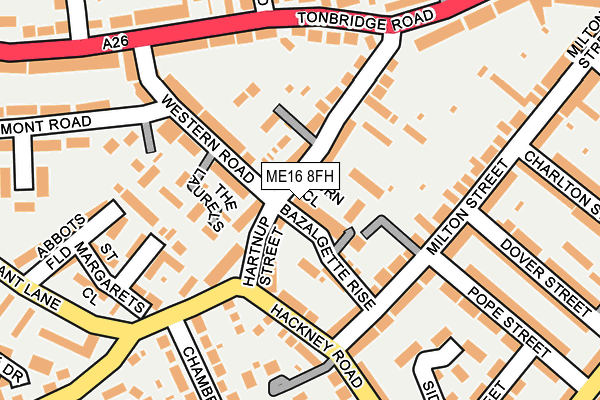 ME16 8FH map - OS OpenMap – Local (Ordnance Survey) ME16 8FH map - OS OpenMap – Local (Ordnance Survey)