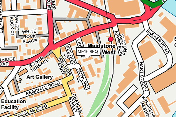 ME16 8FQ map - OS OpenMap – Local (Ordnance Survey) ME16 8FQ map - OS OpenMap – Local (Ordnance Survey)