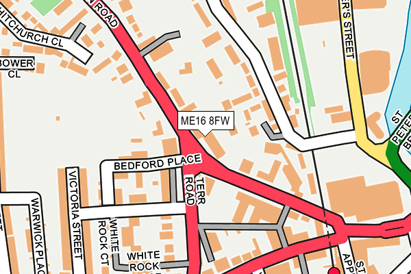 ME16 8FW map - OS OpenMap – Local (Ordnance Survey) ME16 8FW map - OS OpenMap – Local (Ordnance Survey)