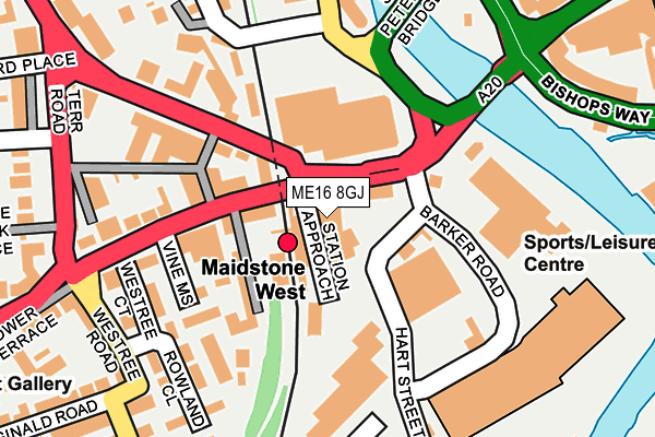 ME16 8GJ map - OS OpenMap – Local (Ordnance Survey) ME16 8GJ map - OS OpenMap – Local (Ordnance Survey)