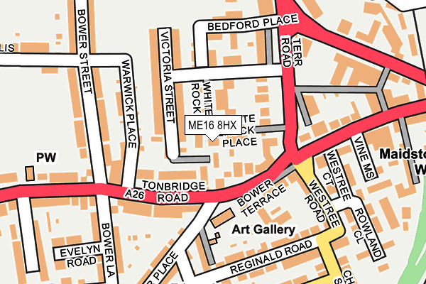 ME16 8HX map - OS OpenMap – Local (Ordnance Survey)