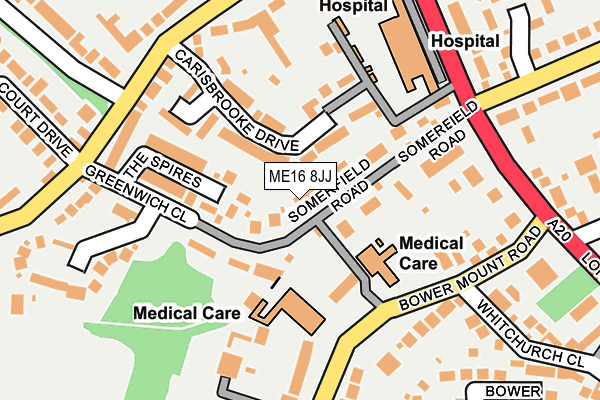 ME16 8JJ map - OS OpenMap – Local (Ordnance Survey) ME16 8JJ map - OS OpenMap – Local (Ordnance Survey)