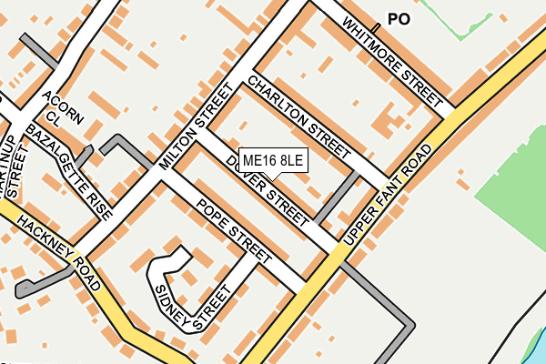 ME16 8LE map - OS OpenMap – Local (Ordnance Survey) ME16 8LE map - OS OpenMap – Local (Ordnance Survey)