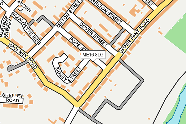 ME16 8LG map - OS OpenMap – Local (Ordnance Survey) ME16 8LG map - OS OpenMap – Local (Ordnance Survey)