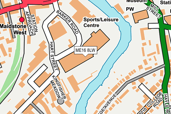 ME16 8LW map - OS OpenMap – Local (Ordnance Survey) ME16 8LW map - OS OpenMap – Local (Ordnance Survey)
