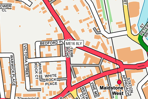 ME16 8LY map - OS OpenMap – Local (Ordnance Survey)