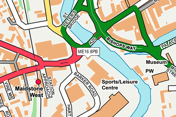 ME16 8PB map - OS OpenMap – Local (Ordnance Survey) ME16 8PB map - OS OpenMap – Local (Ordnance Survey)