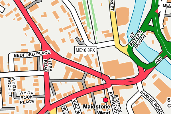 ME16 8PX map - OS OpenMap – Local (Ordnance Survey) ME16 8PX map - OS OpenMap – Local (Ordnance Survey)